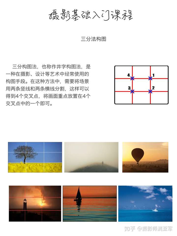 摄影中常用的九种构图方法