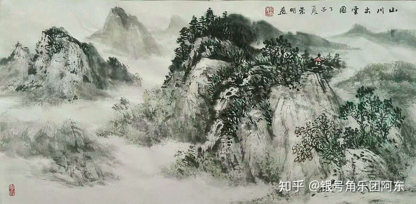 中国乡土艺术协会会员 当代山水画家宋崇明先生简介 知乎