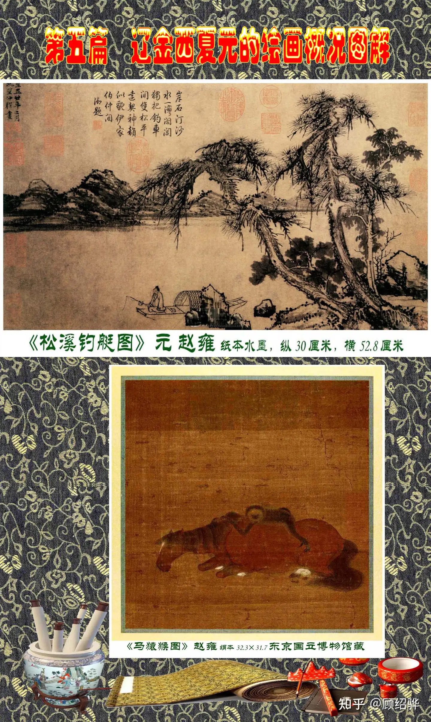 顾绍骅编辑中国画知识普及版第五篇辽金西夏元的绘画概况上二- 知乎