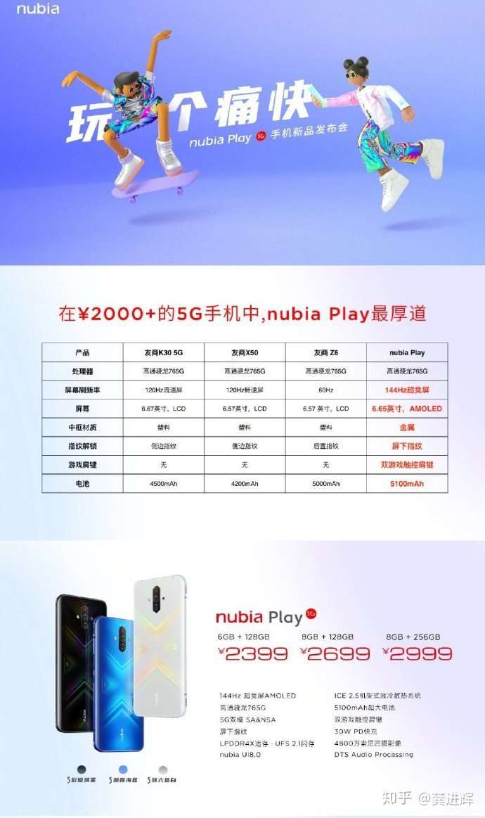 龚进辉 的想法: 两天前,努比亚play自我标榜在2000 的5g… - 知乎