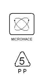 可用微波炉加热标识图图片