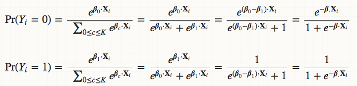 sigmoid是softmax的一个特例