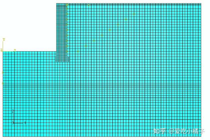 ABAQUS重力式桥台地基沉降模型的图4