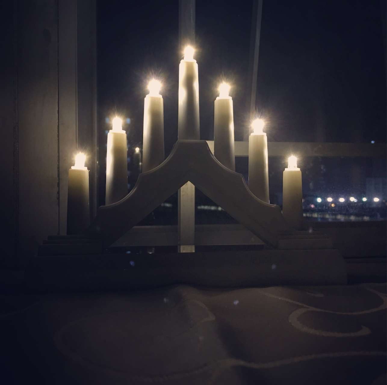 七灯台,芬兰北部家庭常见的圣诞装饰