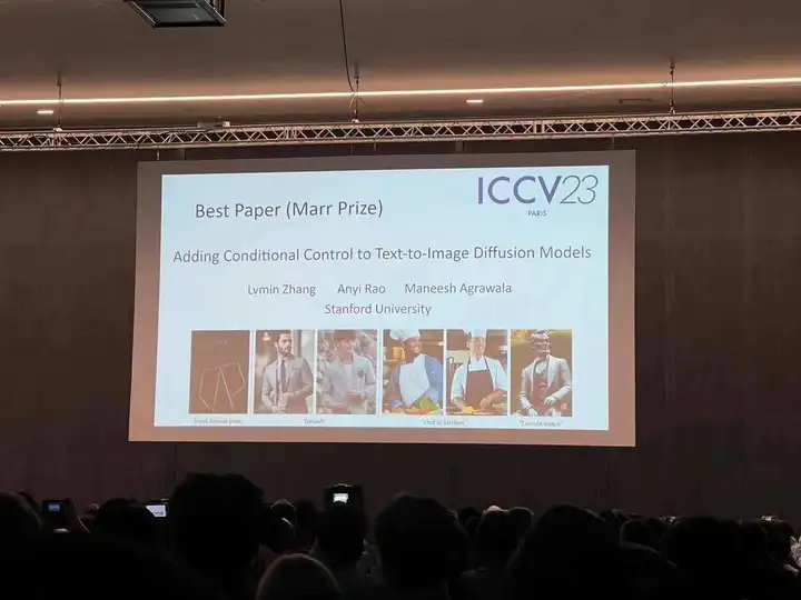 ControlNet、SAM等热门论文获奖，ICCV 2023论文奖项公布