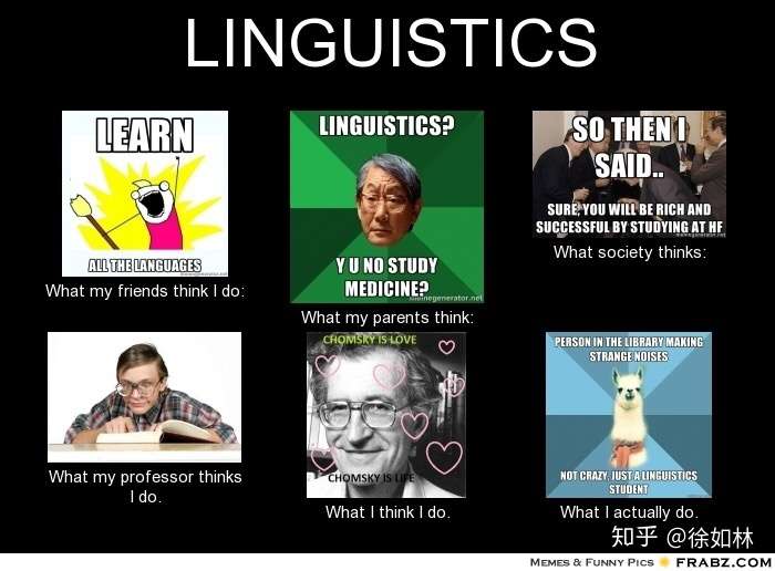 有哪些 语言学/音韵学/语音学 表情包?