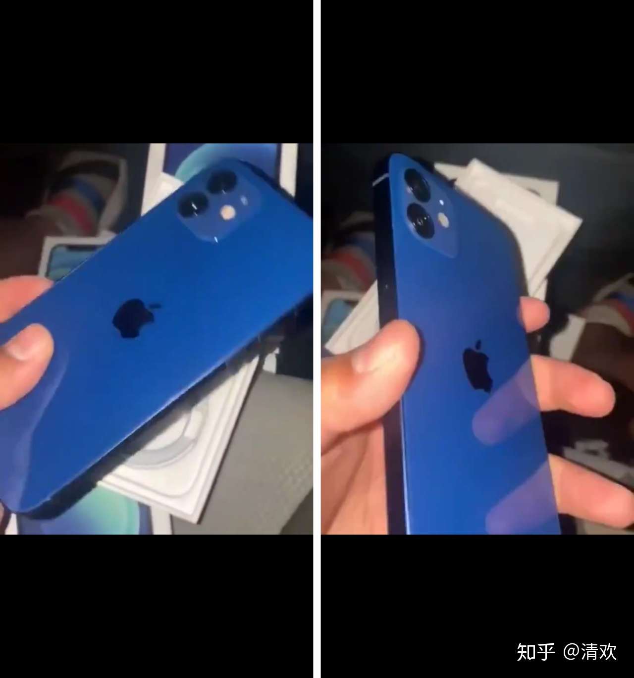 蓝色版iphone 12 石墨色iphone 12 Pro 开箱 知乎