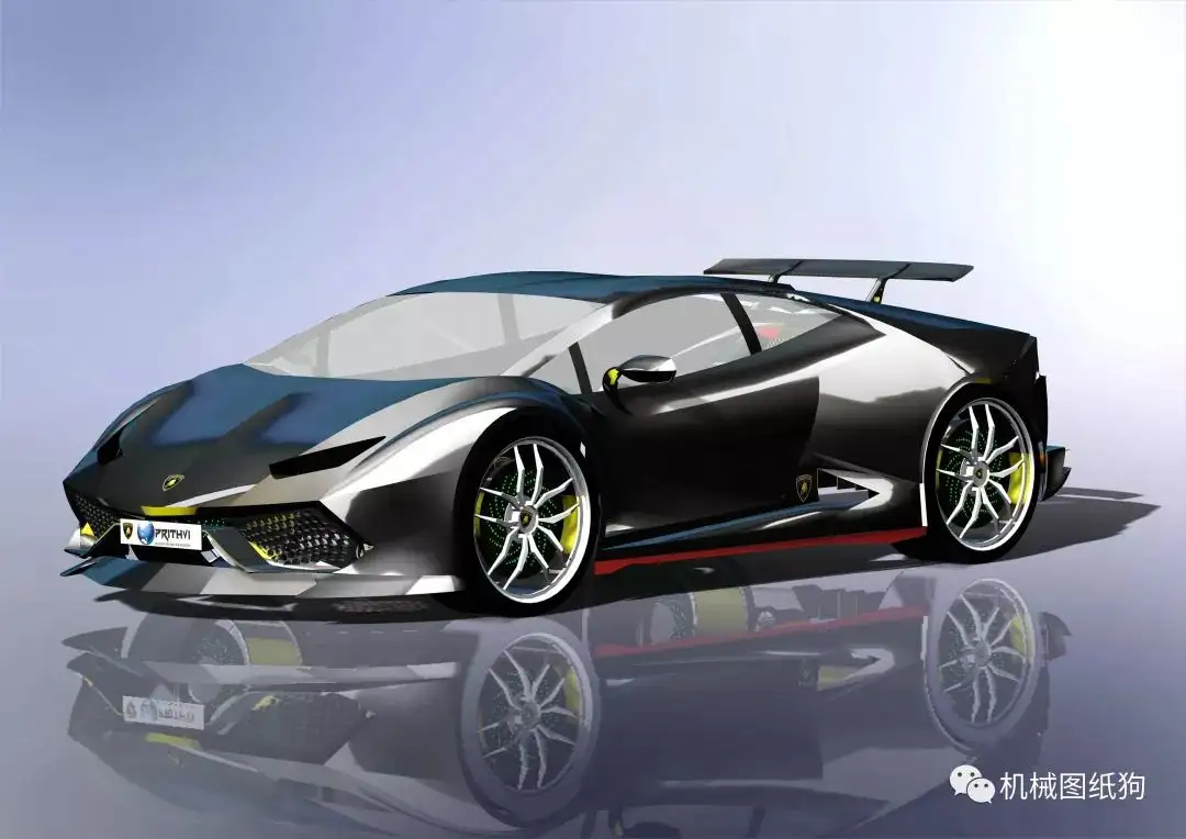 汽车轿车】简易Lamborghini Huracan跑车模型3D图纸Solidworks设计- 知乎