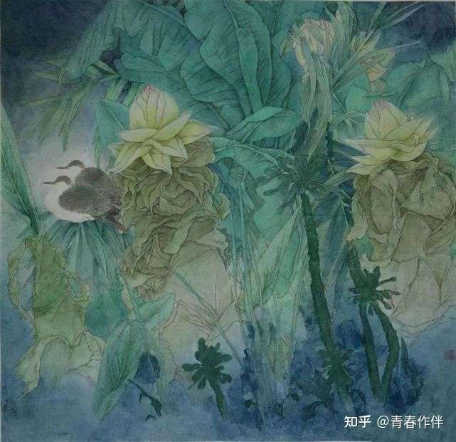 刘英的绘画艺术 一花一世界 一草一精神 知乎