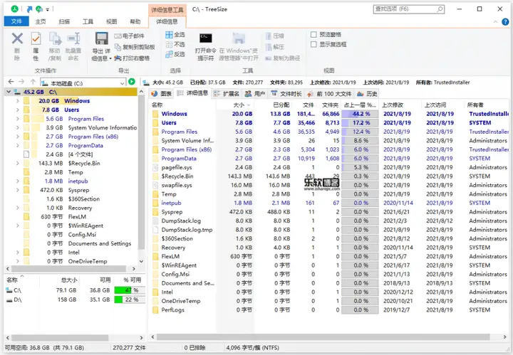 图片[3]-TreeSize v9.1.2.1873 磁盘空间管理工具-校园互助平台