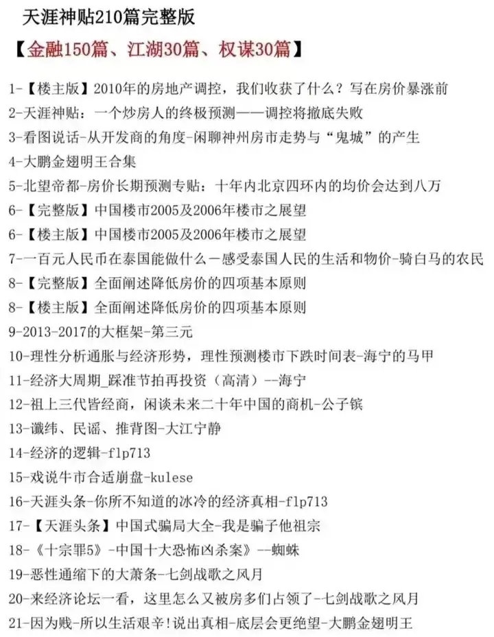 天涯神贴合集:揭秘网络热帖的魅力与奥秘 天涯神贴合集:揭秘网络热帖的魅力与奥秘