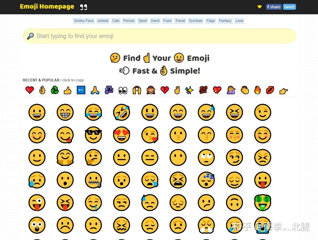 CopyChar – Copy emoji characters to your clipboard