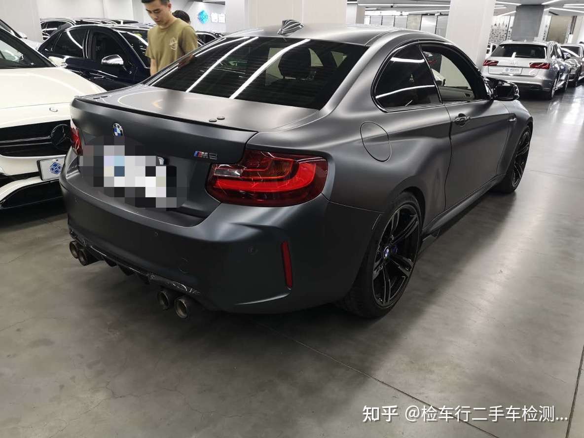 检测一台宝马m2 二手车检测 上海验车 新车检测 检车行 车况检测 知乎