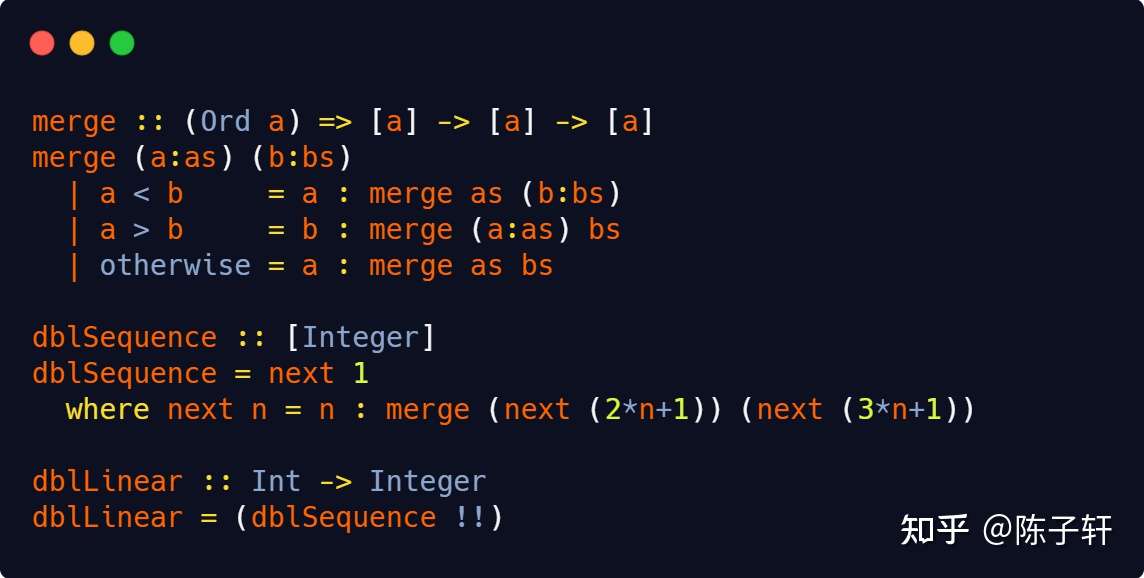 在js 中模拟haskell 的无穷数组 知乎