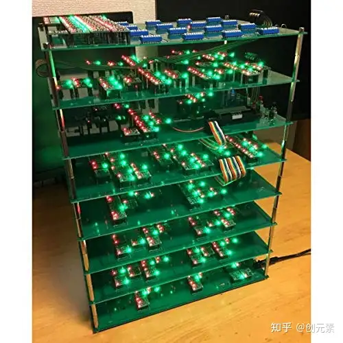 纯晶体管搭建的计算机-用1738个晶体管做个计算机（CPU1738）