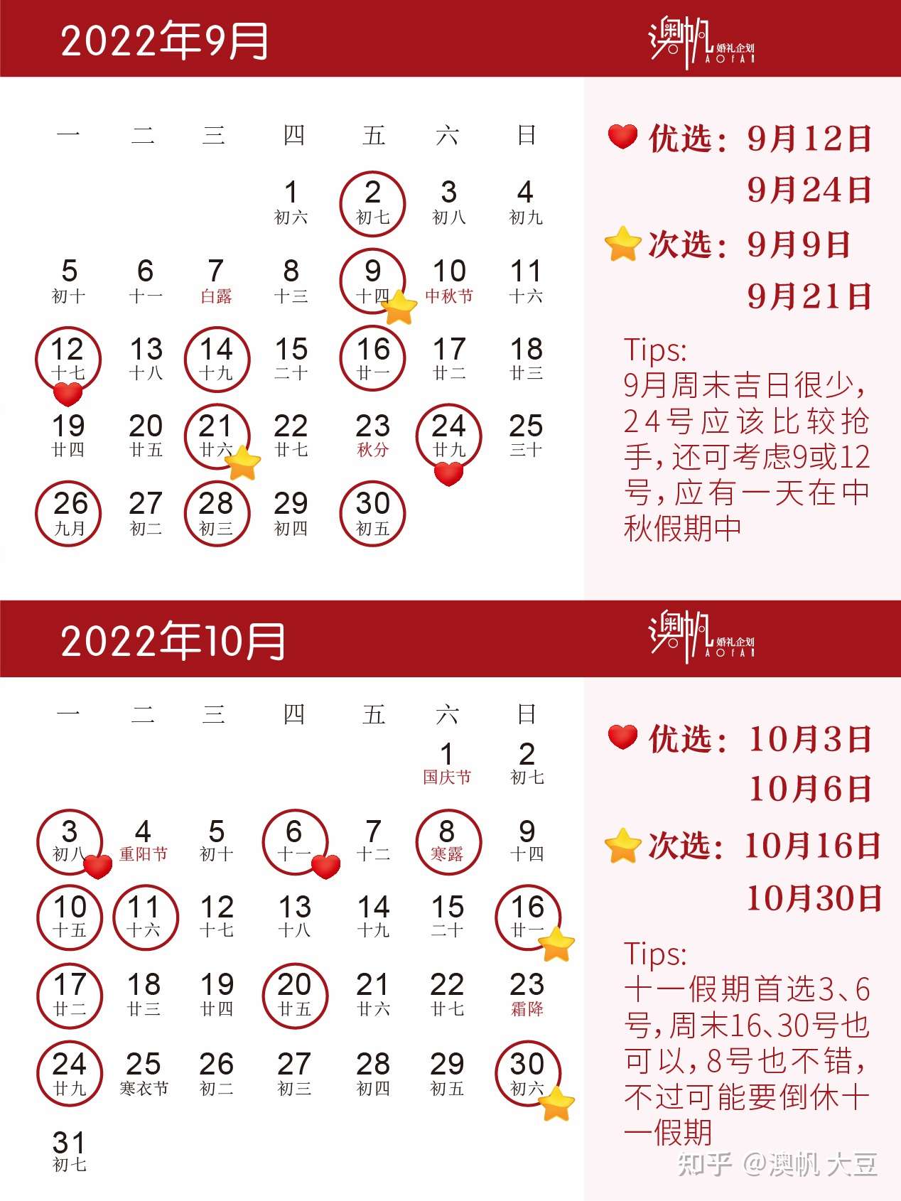 2022年结婚黄道吉日 康康你会pick哪天 知乎