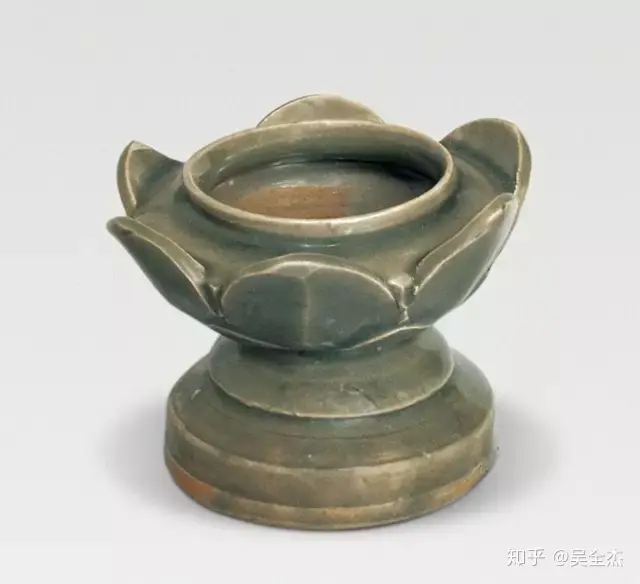 実家旧物宋時代青釉三足香炉中国古美術宋時代古越州