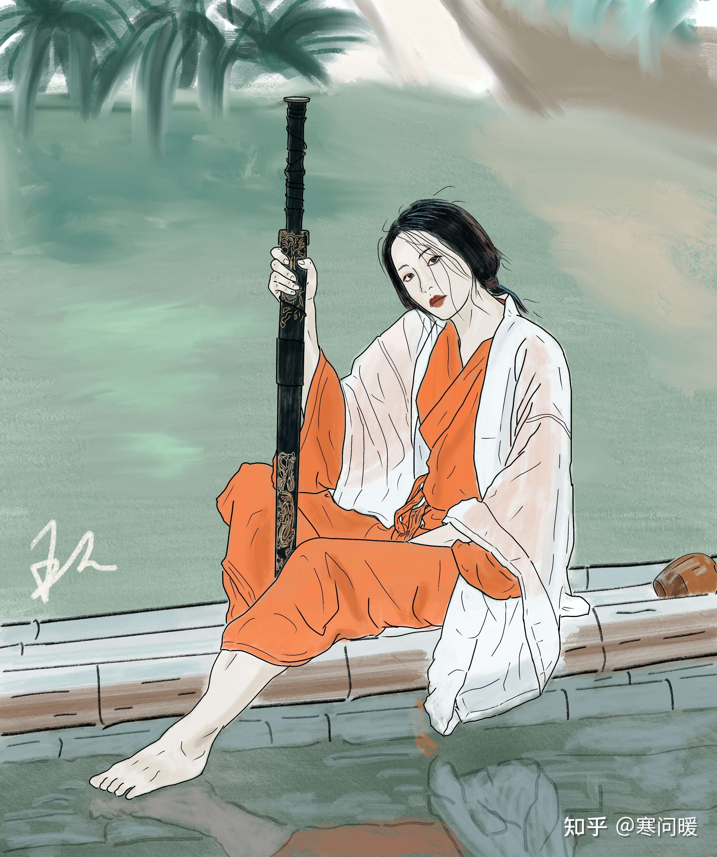 寒问暖 的想法: 自学画画 #自学画画# 画女侠 #女侠# - 知乎