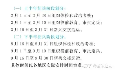 2021年秋季征兵时间确定摘镜圆梦正当时