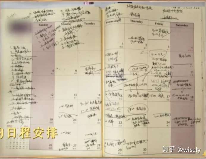 大佬的日程表 做真 时间管理大师 知乎