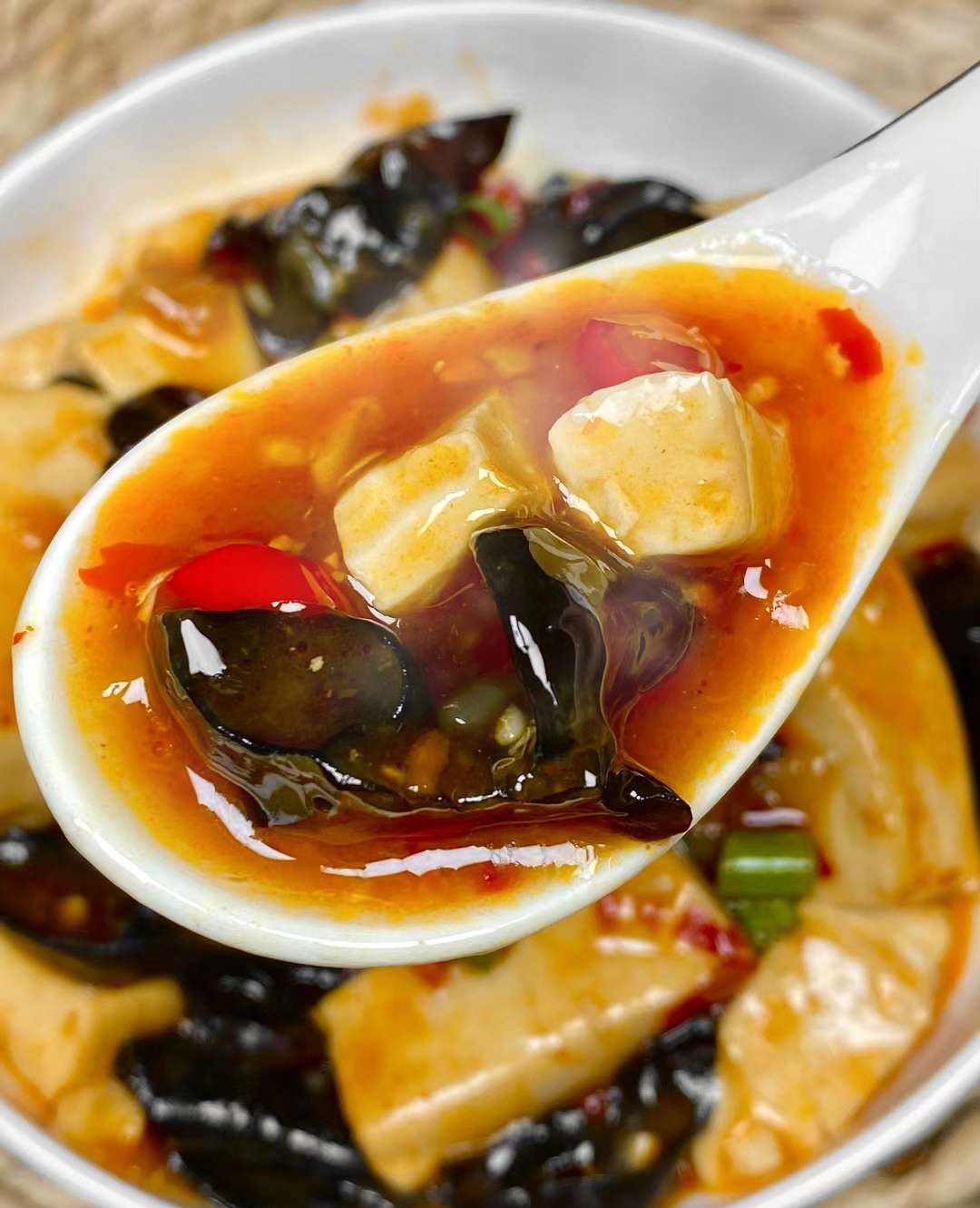 加加美食喔 的想法: 豆腐烧木耳 | 好吃的素材推荐,豆腐烧木