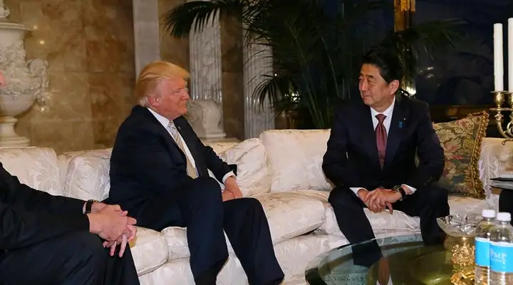 安倍晋三访美见川普，彼此各怀不同的目的