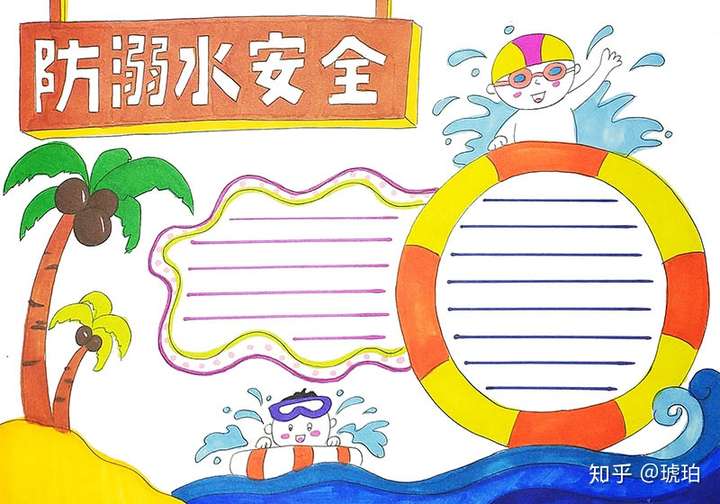 防溺水手抄報文字內容資料怎麼寫? - 知乎