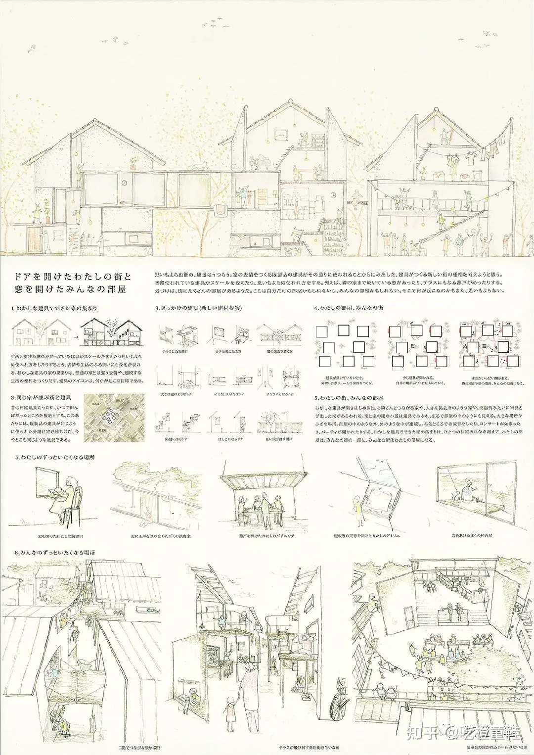 环艺版面丨 建筑与环境设计快题排版参考 知乎