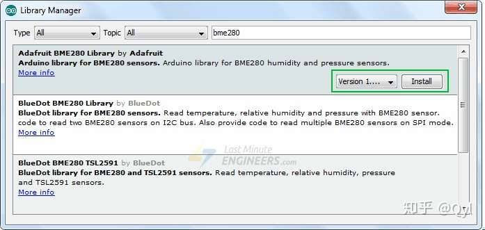 与arduino的bme280温度 湿度和压力传感器接口 知乎