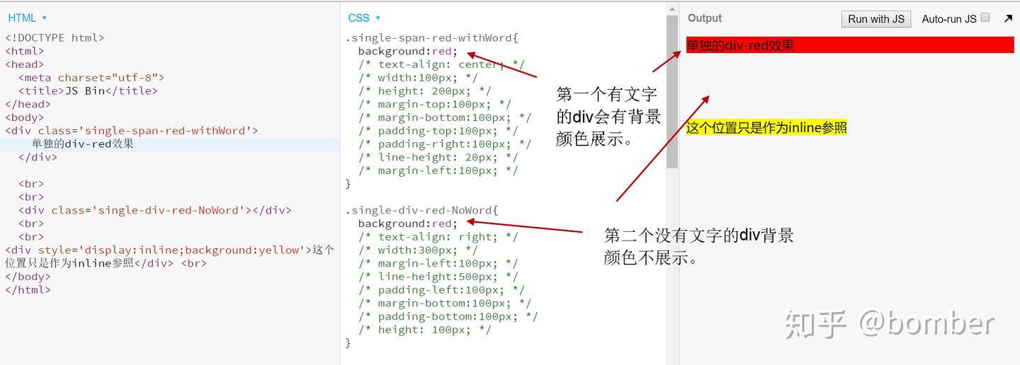 块级元素和内联元素部分属性效果展示- 知乎