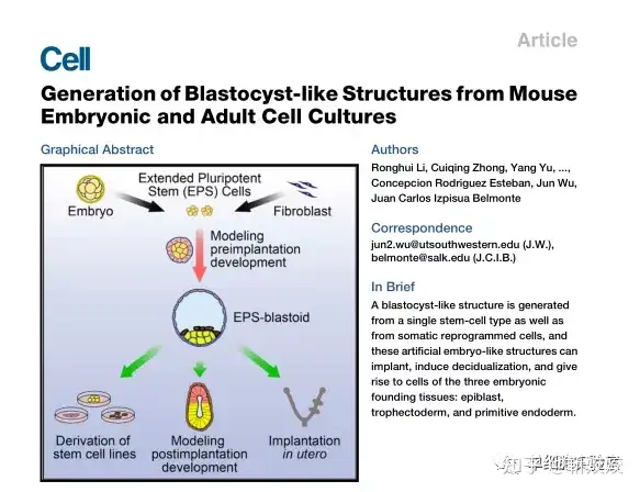单细胞测序在胚胎研究中的应用文章荟萃- 知乎