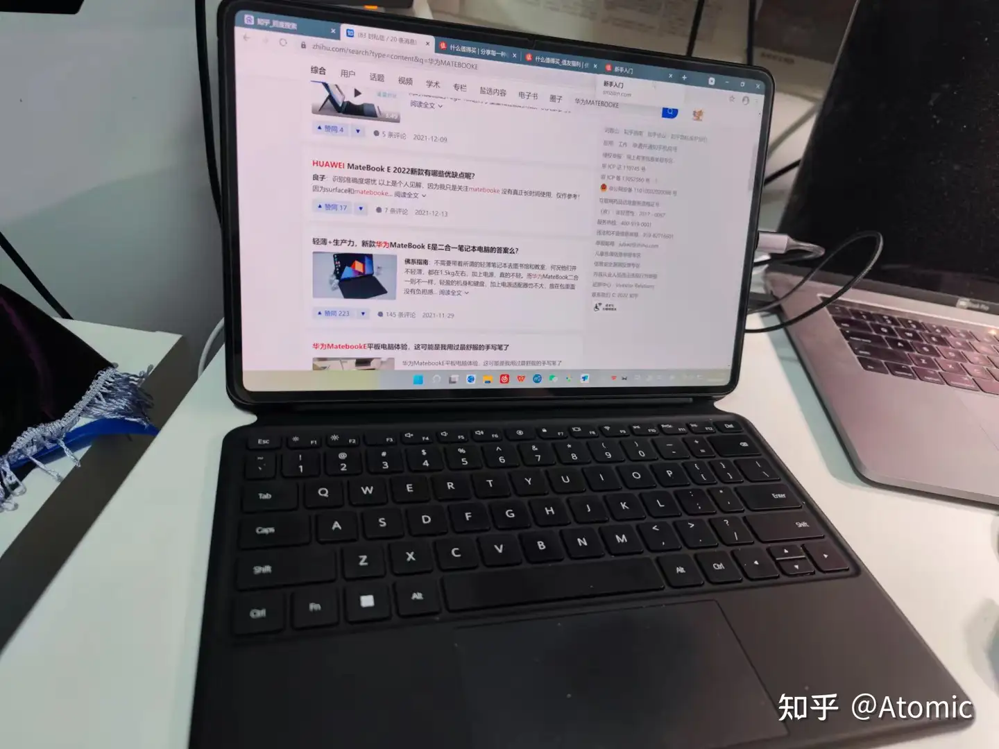 华为Matebook E 2022 使用体验(吐槽） - 知乎