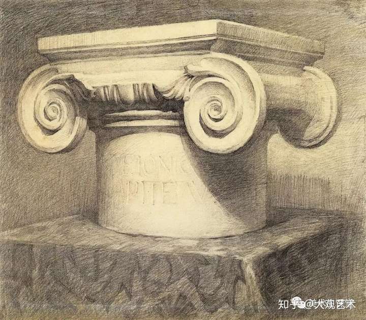 央美附中经典留校素描石膏作品