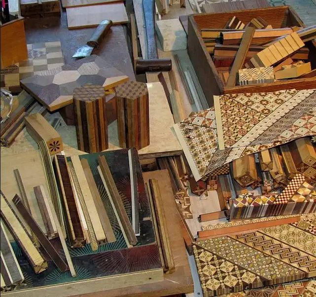 初见木工之美 寄木细工 知乎