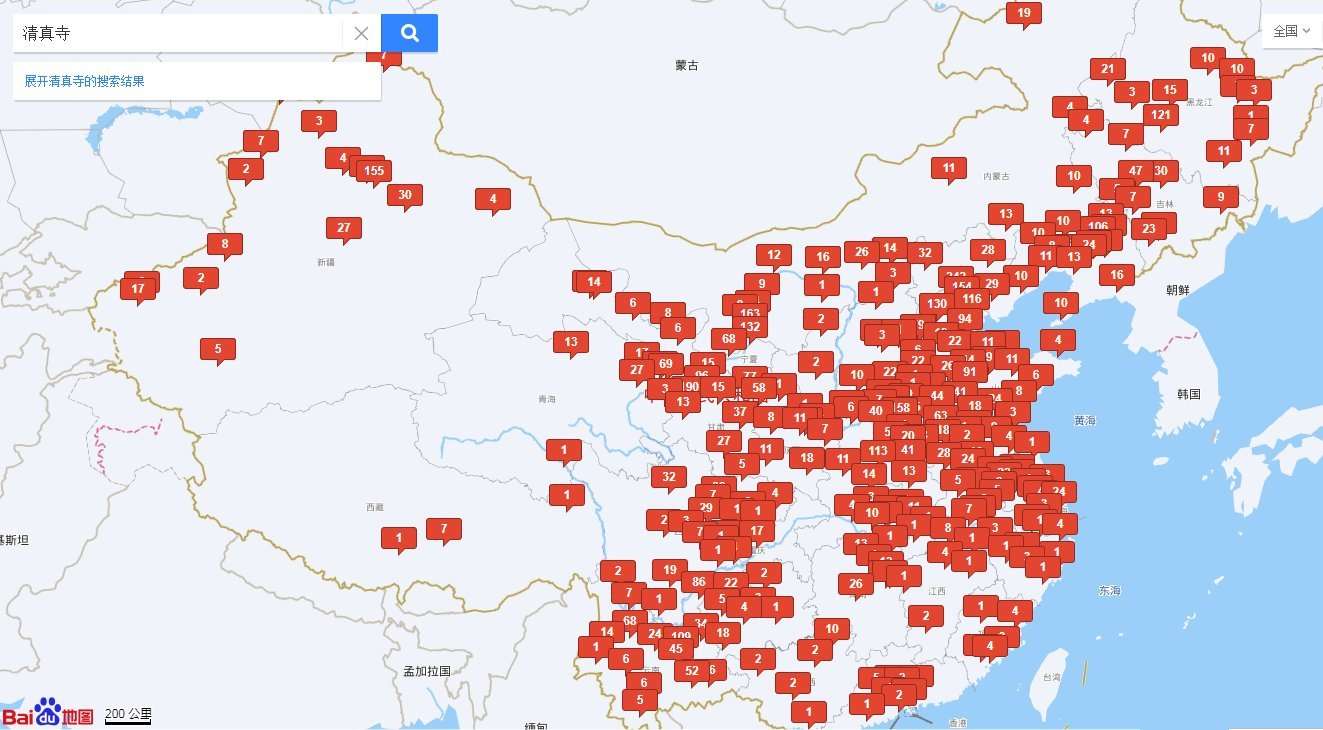 卫凌贞 的想法: 中国部分地区清真寺的数量——以地图搜索… - 知乎