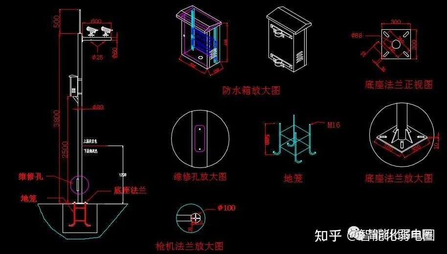 一套完整的弱电系统大样图 可以作为弱电智能化设计素材 知乎