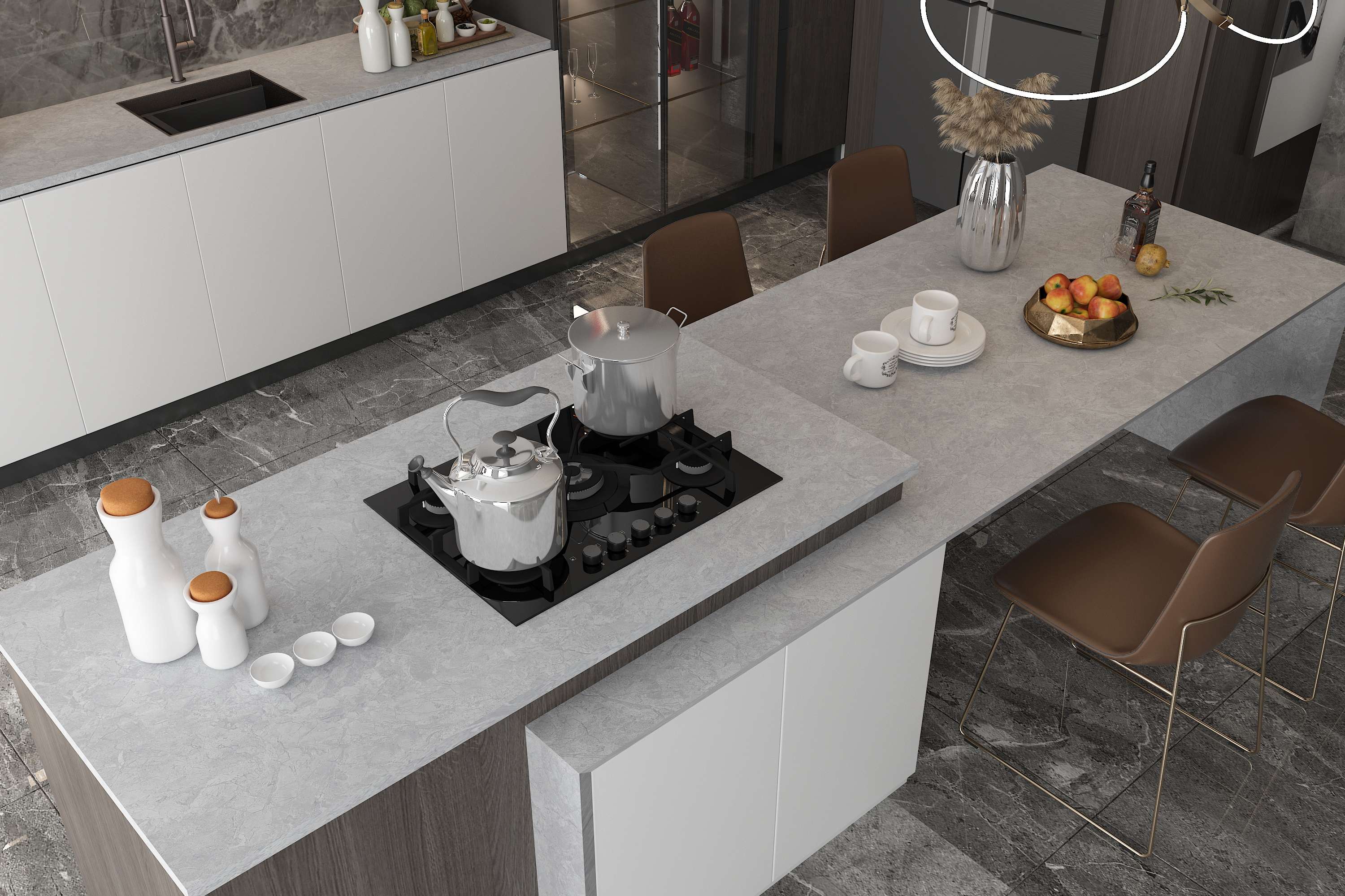 siniso新岩素 的想法: 岛台,是开放式厨房里的"主角",它集合… - 知乎