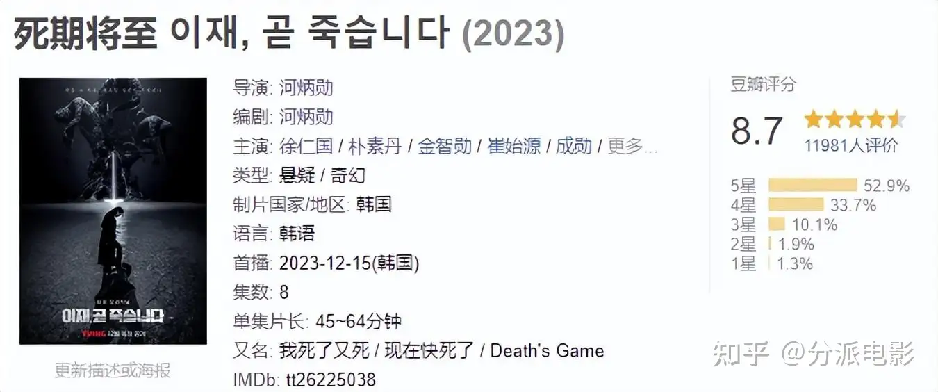 《死期将至》无限流快穿,强制重生12次!这年末黑马太刺激