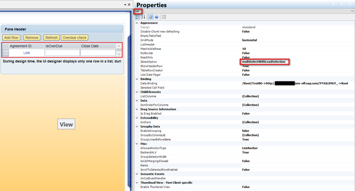 如何在SAP C4C AdvancedListPane上批量執行若干BO例項的action