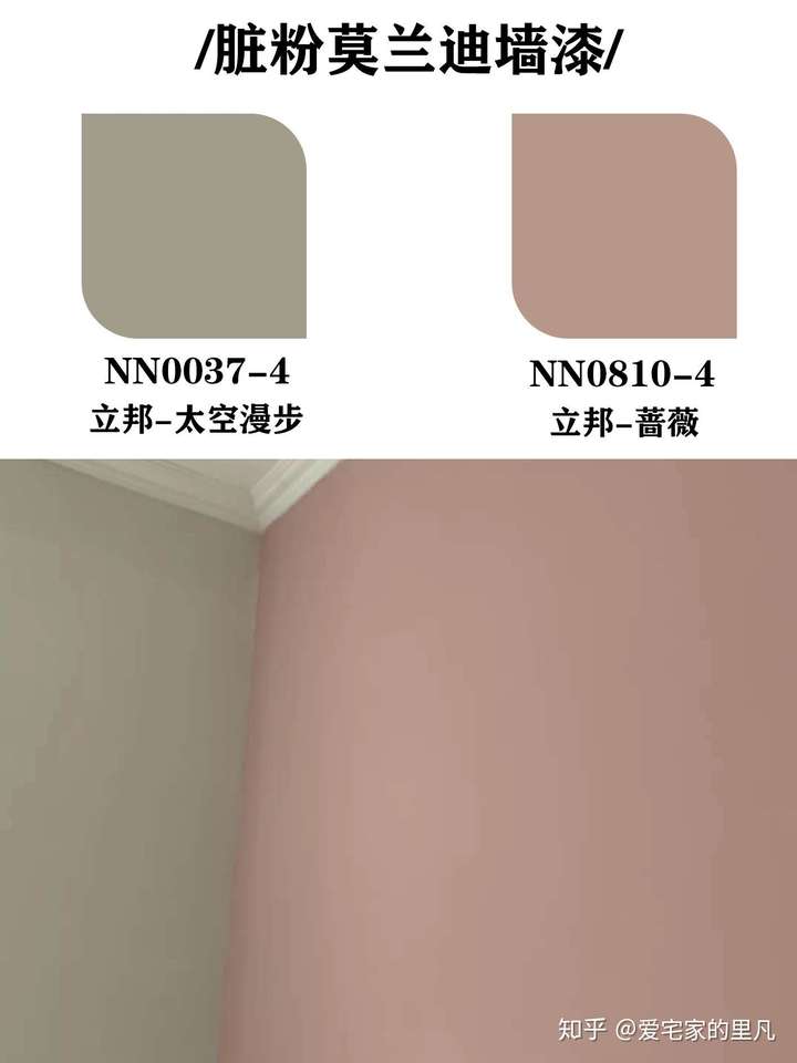 品推荐||配色艺术||宅出品位 有一些红薯美眉们家里想尝试一下脏粉色