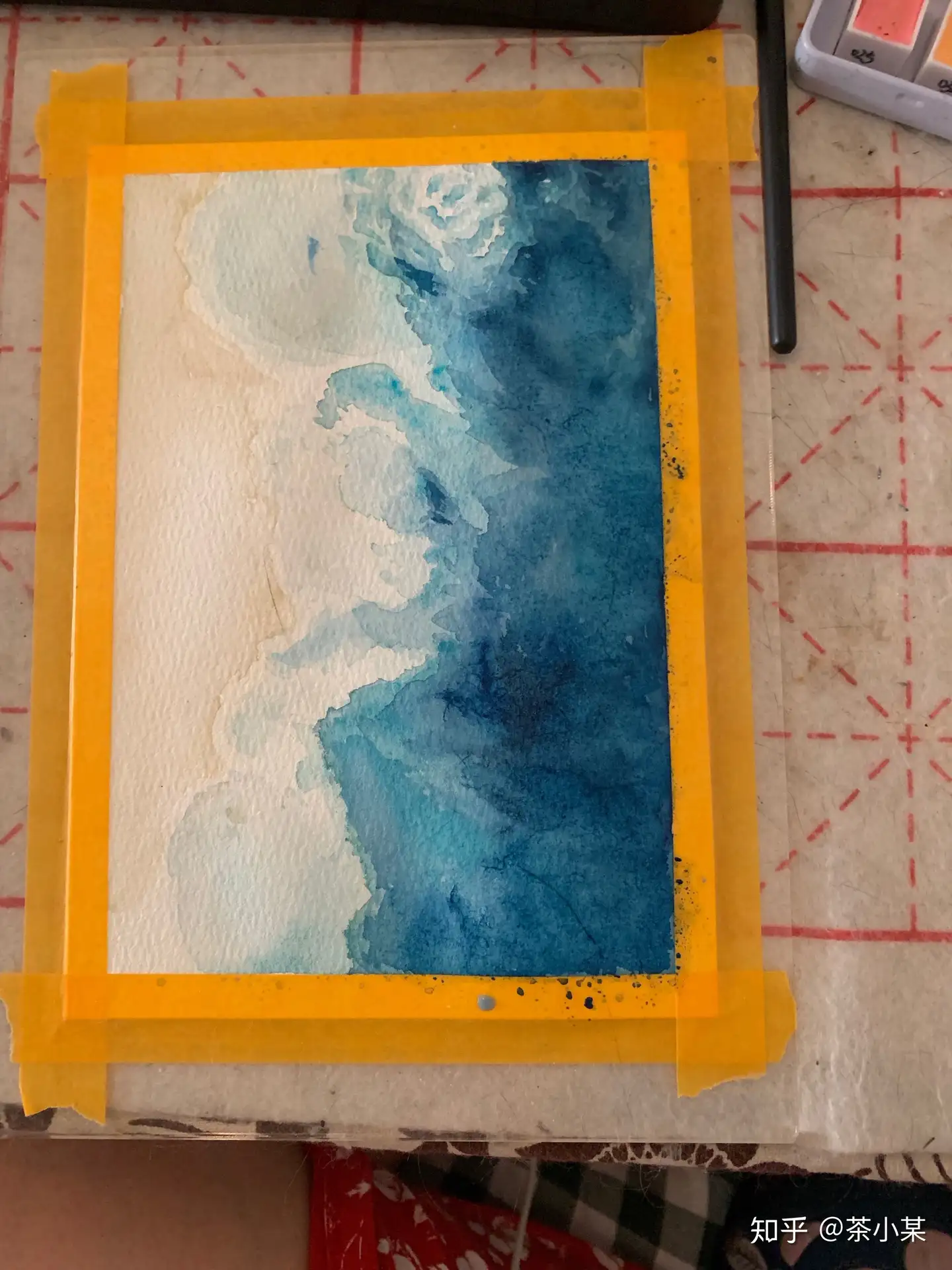 グランドセール 水彩画「荒崎海岸」 絵画