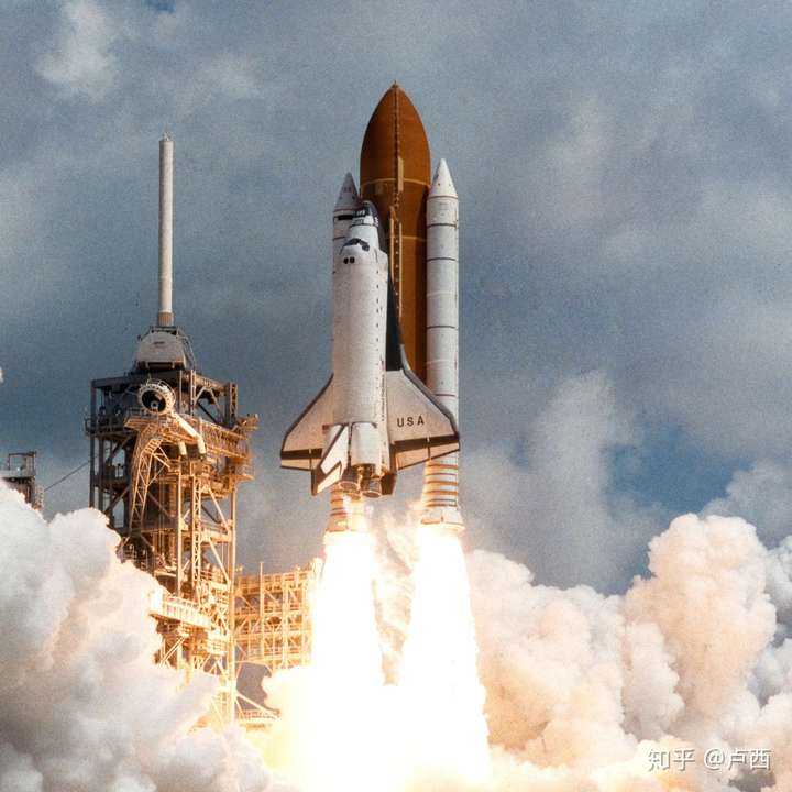 其中橙罐没有发动机,只是个燃料罐(和液氧罐),供给航天飞机主发动机