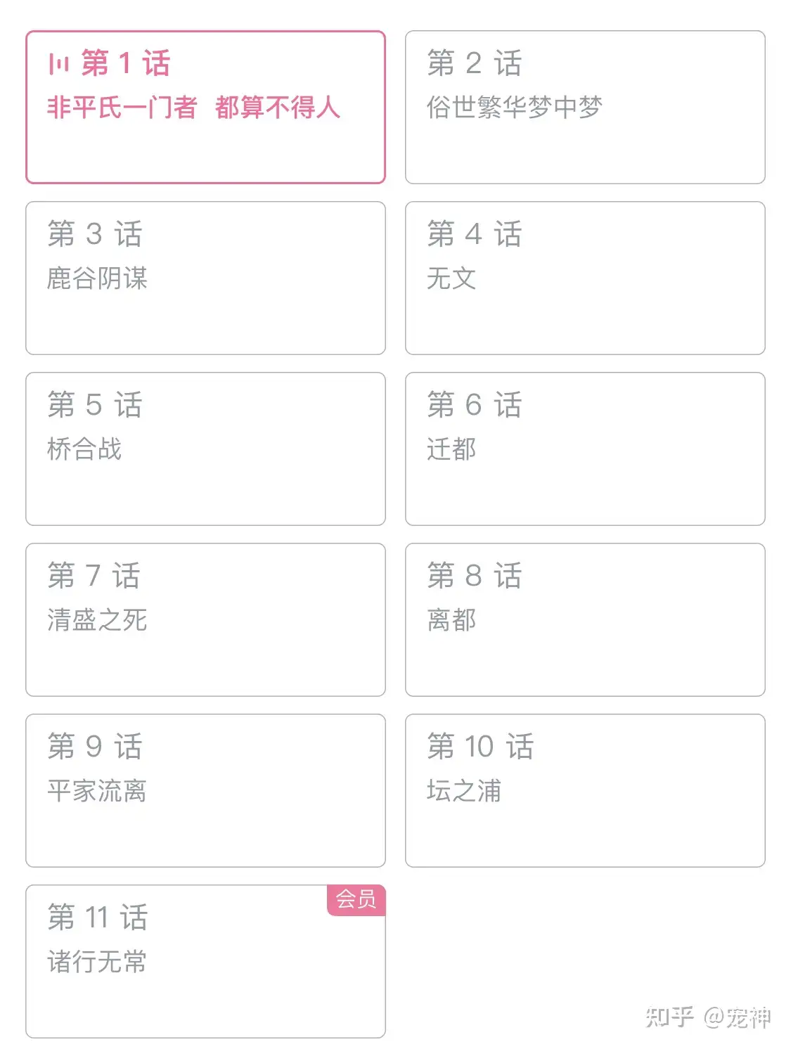 平家物语 动漫详评 一 知乎