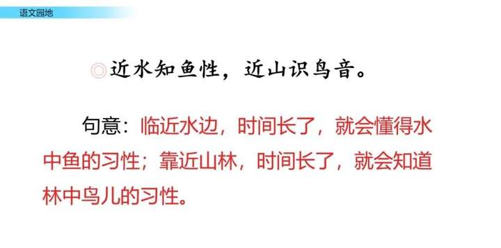 部编版小学六年级语文下册第二单元语文园地二、日积月累知识点+图文解读