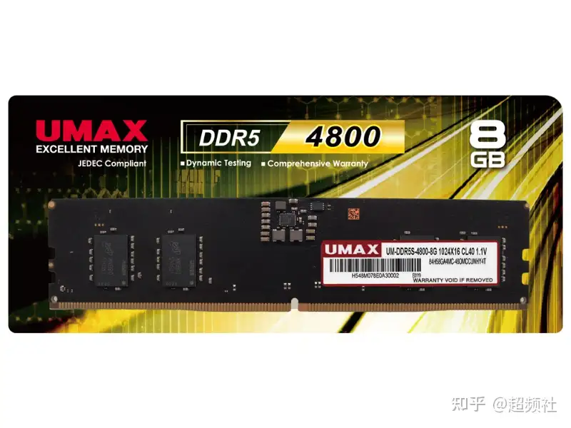 UMAX 6款4,800MHz DDR5内存- 知乎