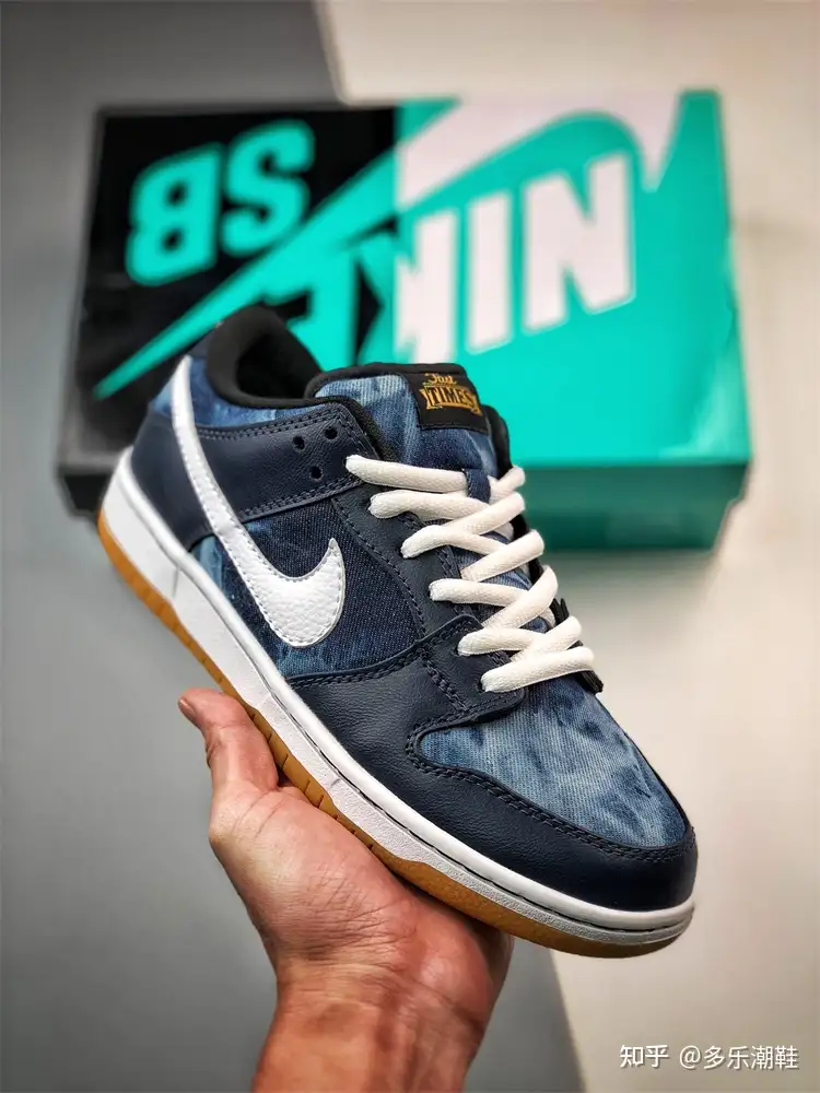 耐克SB Dunk Low Pro 澳洲联名牛仔黑蓝配色低帮休闲板鞋-多乐潮鞋- 知乎