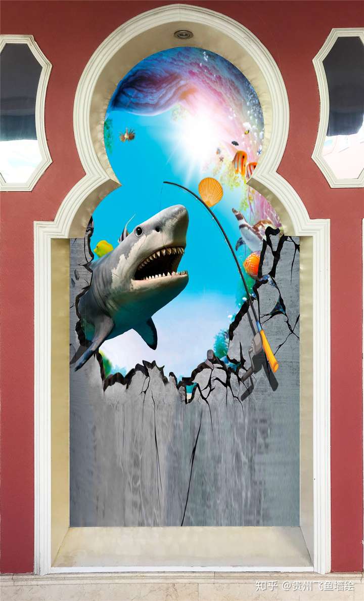 让你身临其境的3d立体画是怎样画的