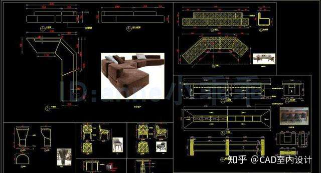 唐忠汉最新高端cad家具图库 平面 立面 剖面 三视图 知乎