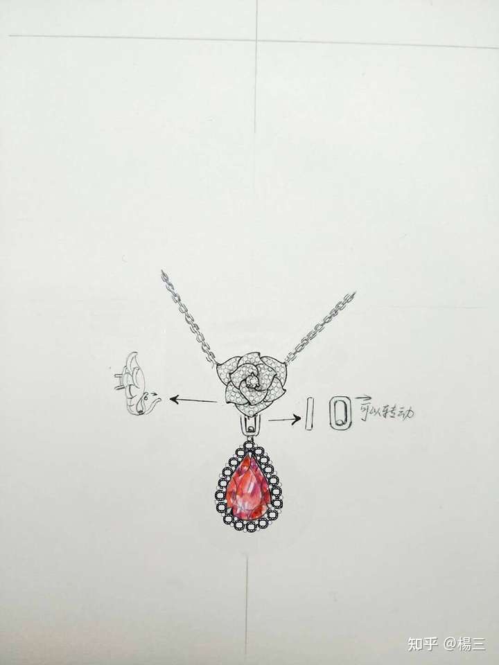 想定制一款钻石项链送给女朋友,求婚的时候把项链上的钻石装到定制的