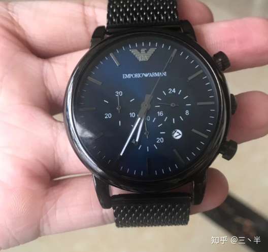 看小红书被种草的阿玛尼ar1979第一次看小红书就被这款手表种草了78